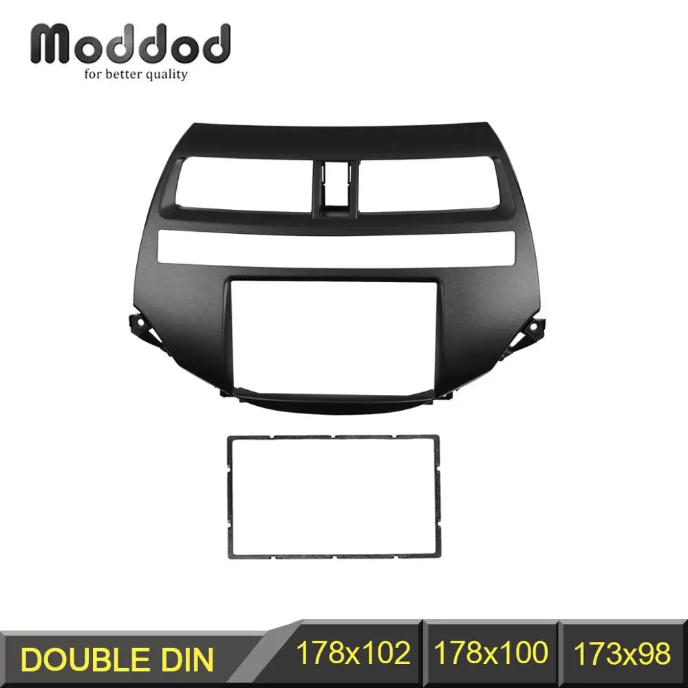 Двойная Din Fascia ДЛЯ Honda VIII Accord 2008 + радио DVD стерео CD панель монтаж приборной панели