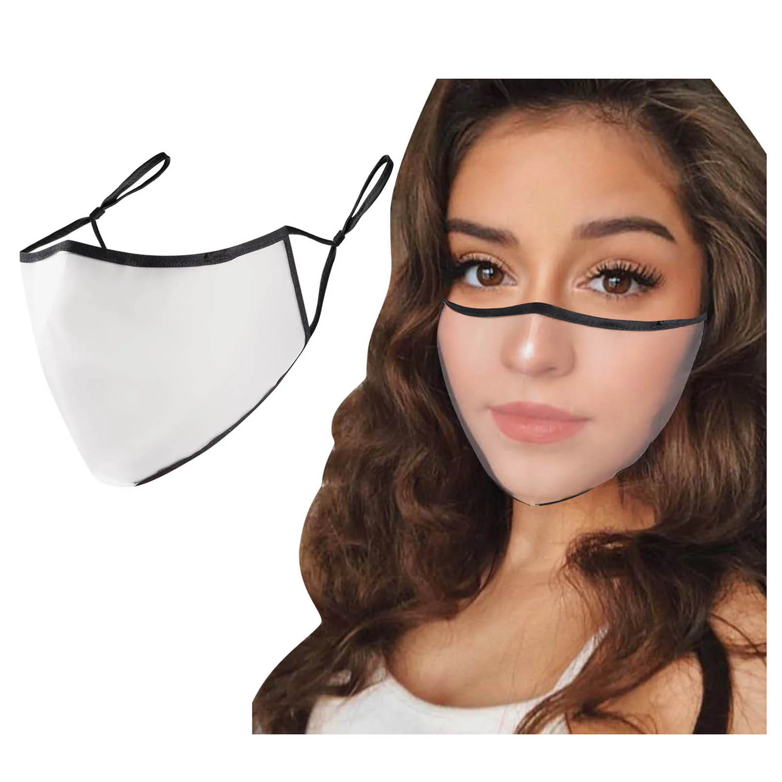

Transparent Protection Face Mask Adults Visual Mask Durable Mask Face Shield Combine Plastic Reusable Clear Face Masks