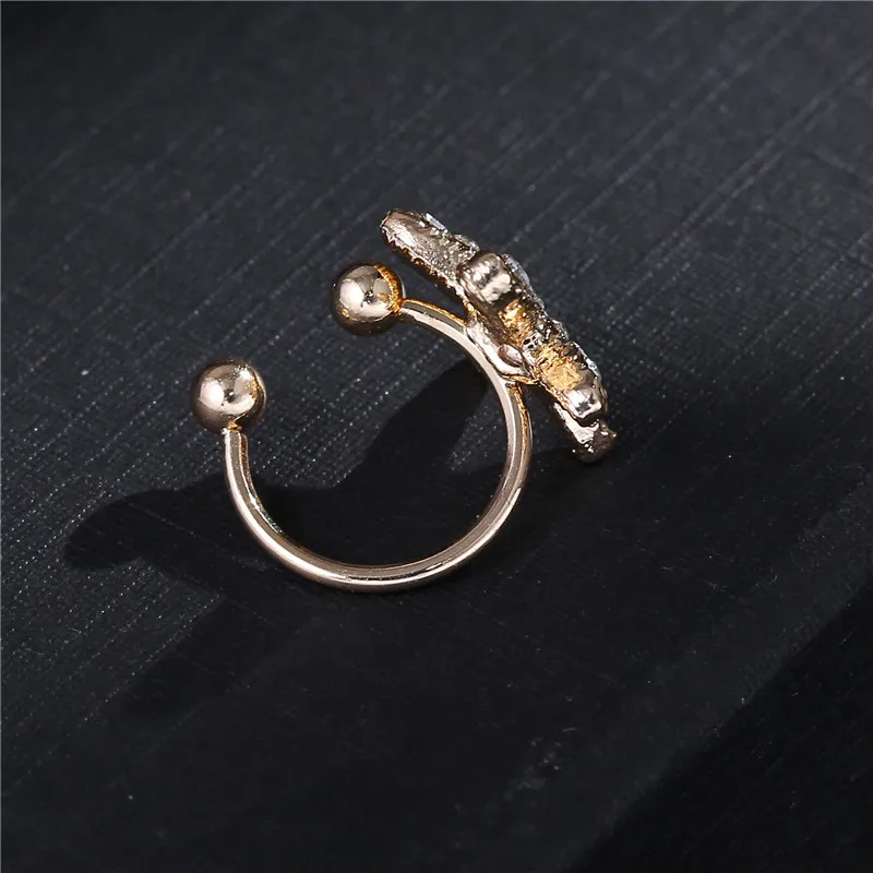 Женские серьги гвоздики с кристаллами в форме морской звезды|Серьги-гвоздики| |