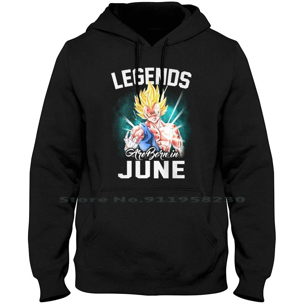 

Legends Are Born In June Men Women Hoodie Pullover Sweater 6XL Big Size Cotton Born In Legend Born Leg End