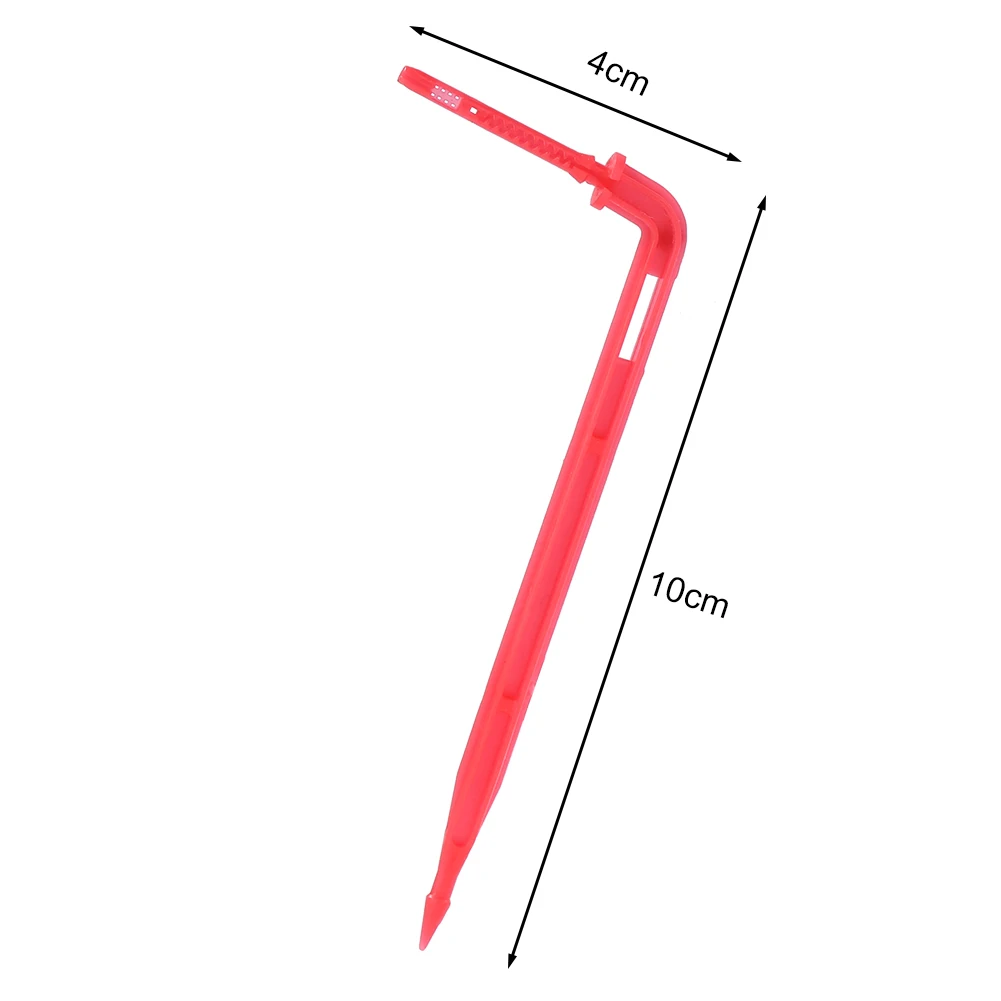 

50pcs Curved Arrow Water Dropper Flower Plant Micro Micro Flow Drip Sprinkler Irrigation Emitter for Drip Head Watering Device