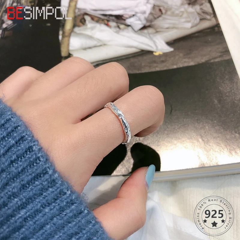 

Кольцо женское из серебра 925 пробы, в минималистическом стиле