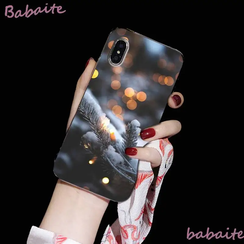 A16 Babaite Merry christmas зимний красивый светильник с узором чехол для телефона для iPhone 8 7 6 6S Plus X XS MAX 5 5S SE XR 11 11pro 11promax - Цвет: A16