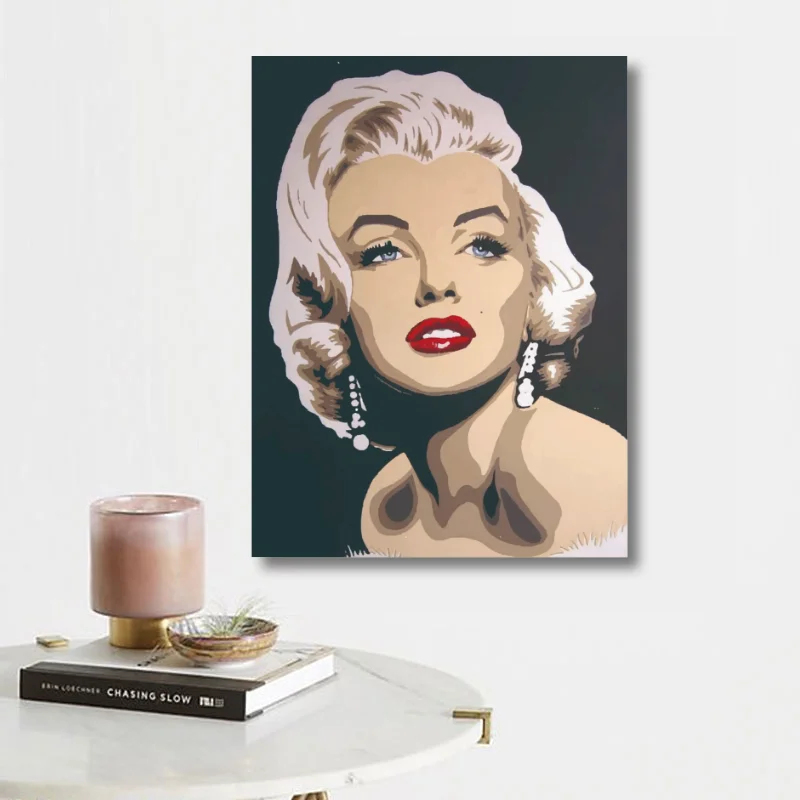 Conisi современные женские звезда холст с Мерилин Монро Картины очаровательные