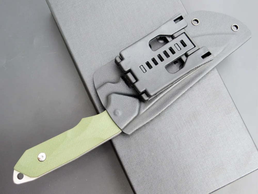 

Free shipping Fixed D2 steel blade + G10 handle survival camping tool hunting tactical knife outdoor EDC tool