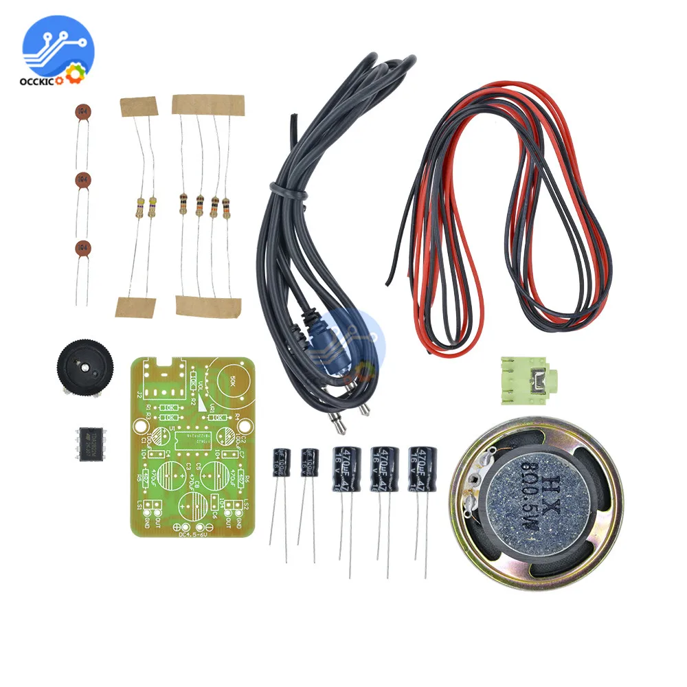Комплект платы усилителя TDA2822M 0 25 W DC 4 5 V 9 двухканальный АУДИО стерео звуковая