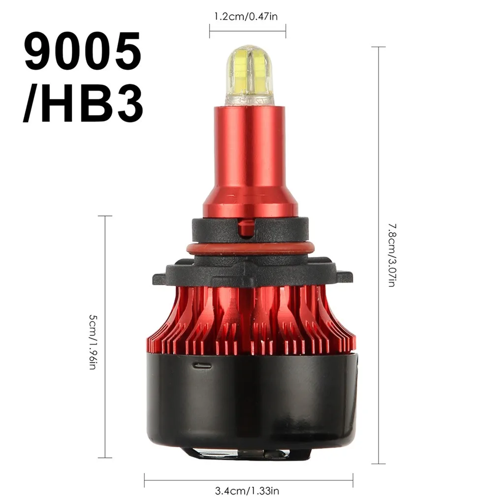 Все-в-одном алюминий 8-по бокам 3D светодиодный фар Conversion Kit 120 Вт 18000LM высокое Мощность 6000K 9005/HB3 автомобильные аксессуары# N