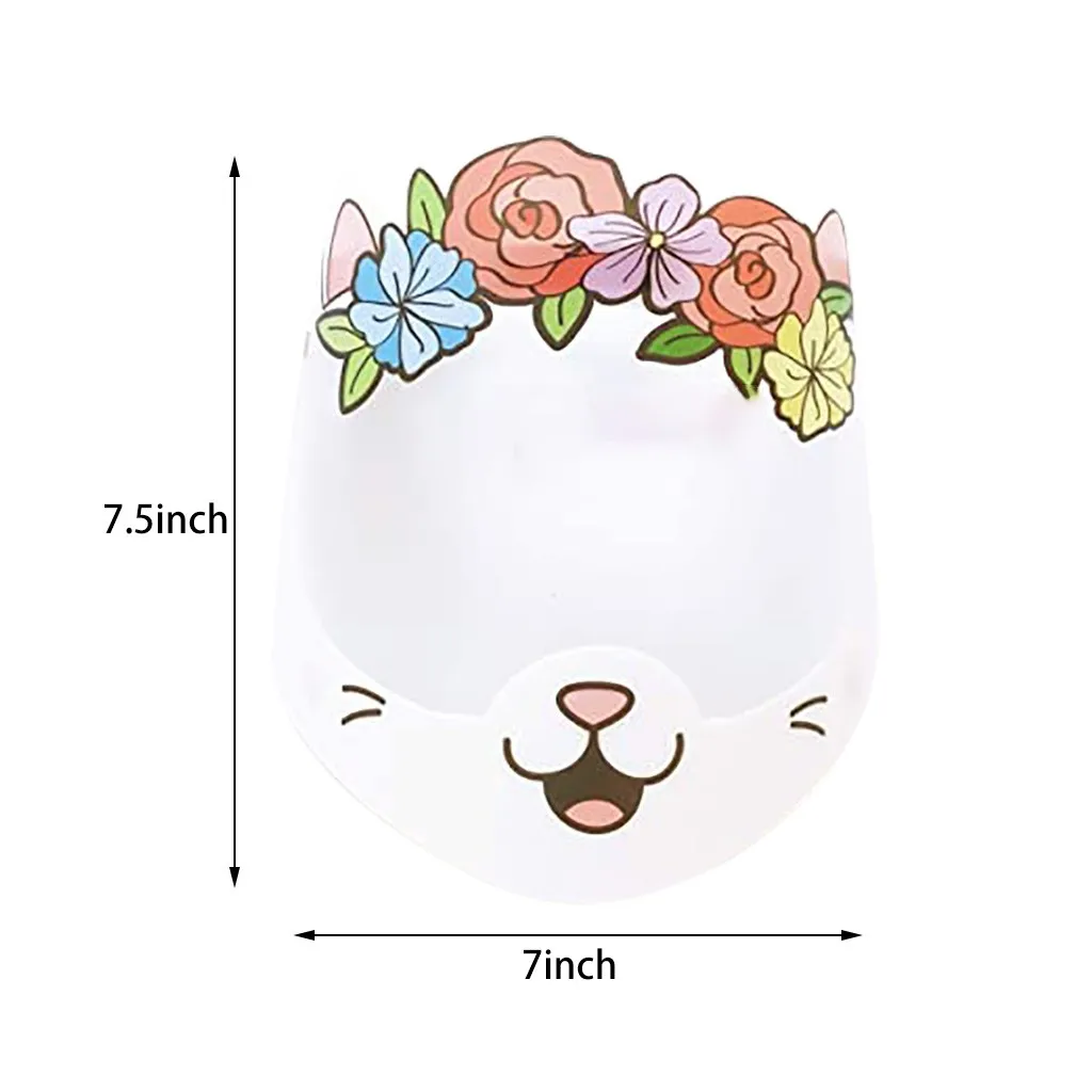 

Face Shields For Kids Cute Reusable Face Masks For Children. Comfortable, Durable And Easy To Clean Children Transparent Mask