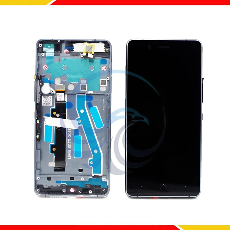 Протестированный ЖК-дисплей для BQ Aquaris X5 Plus ЖК-дисплей с сенсорным экраном в сборе с рамкой