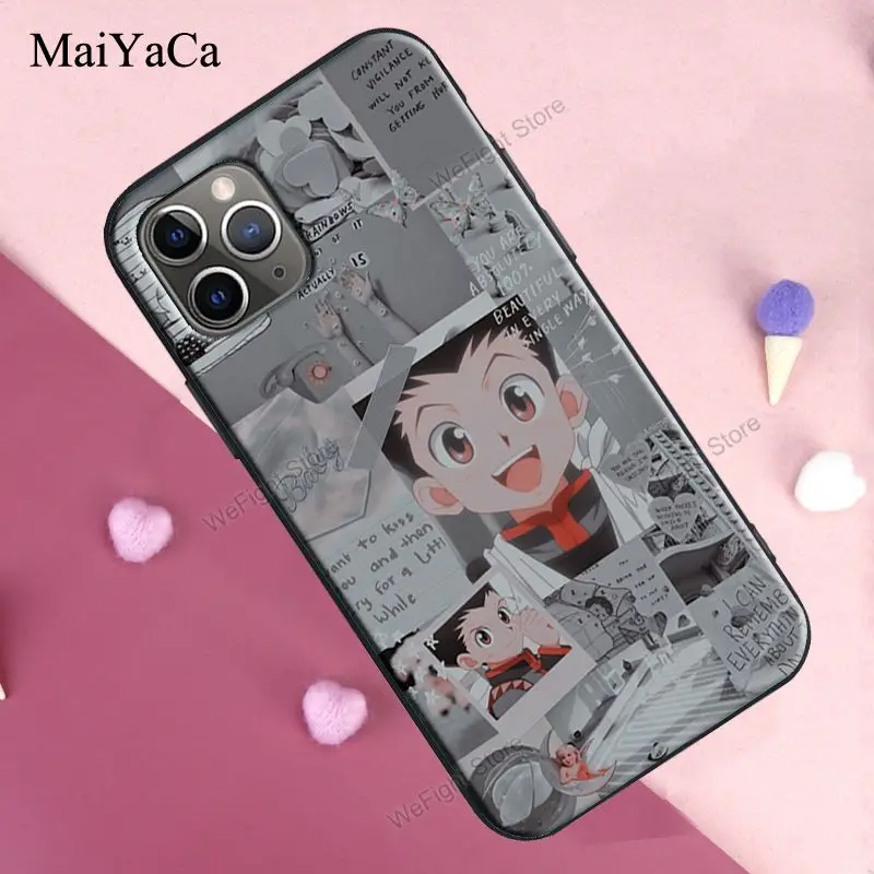 Чехол MaiYaCa Gon Killua Hunter x hunter Для iPhone 12 mini 11 Pro Max XR X XS 6S 7 8 Plus SE 2020 Coque Funda|Бамперы| |