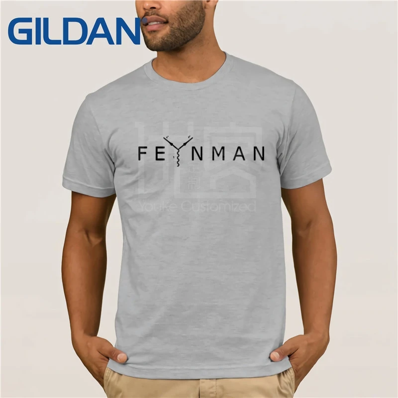Feynman схема повседневная дизайнерская цветная крутая футболка Забавные футболки
