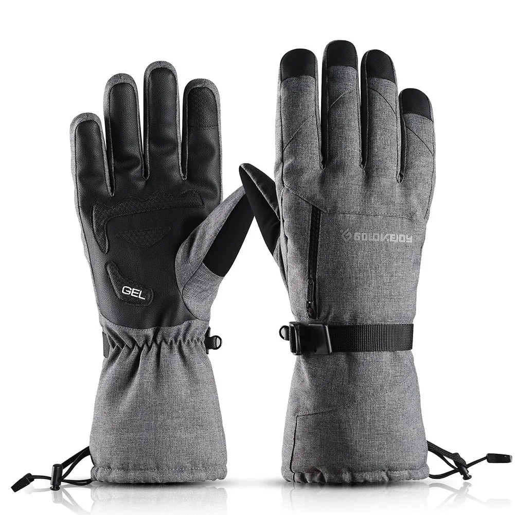 

Autumn Winter Men Women Ski Gloves Cold Weather Waterproof Windproof Gloves Outdoor Sports Warm Thermal Ski Mittens