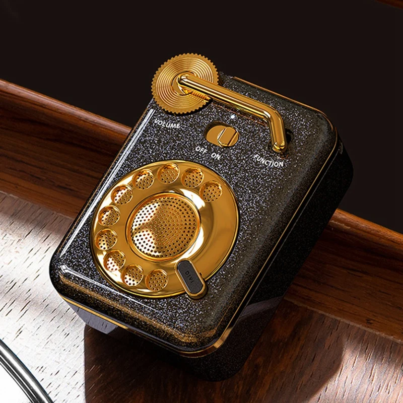 Мини проигрыватель стильный Bluetooth динамик беспроводной ретро тренд мини