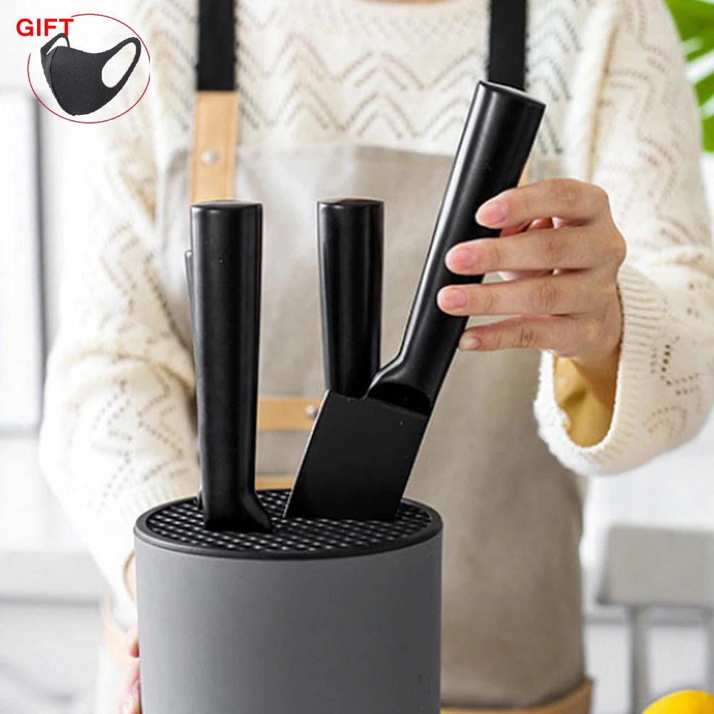 

Пластиковая Полка для ножей, многофункциональный держатель для ножей, подставка для аксессуаров, стойка для столовых приборов, органайзер ...