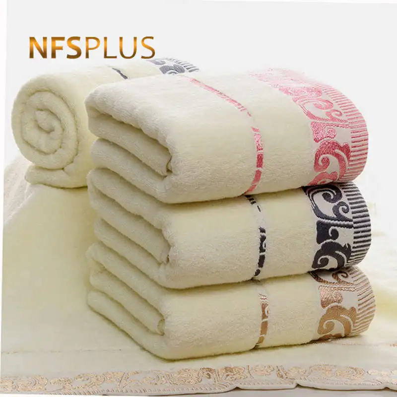 

100% Cotton Towel for Adults 70x140cm Terry Bath Towel for Bathroom Clouds Designs Soft Absorbent Washcloth Travel Beach Towels