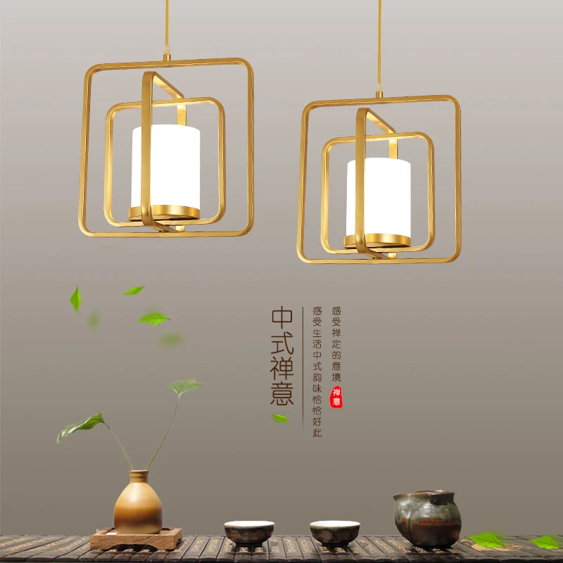 구매 새로운 중국 패브릭 랜턴 펜던트 조명, 식당 싱글 침실 침대 옆 램프 차 거실 홀 펜던트 램프 기구
