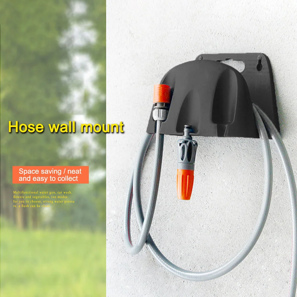

Wall Mounted Holder Home Hose Pipe Hanger Storage Bracket Shed Fence Cable For Home Garden Supply