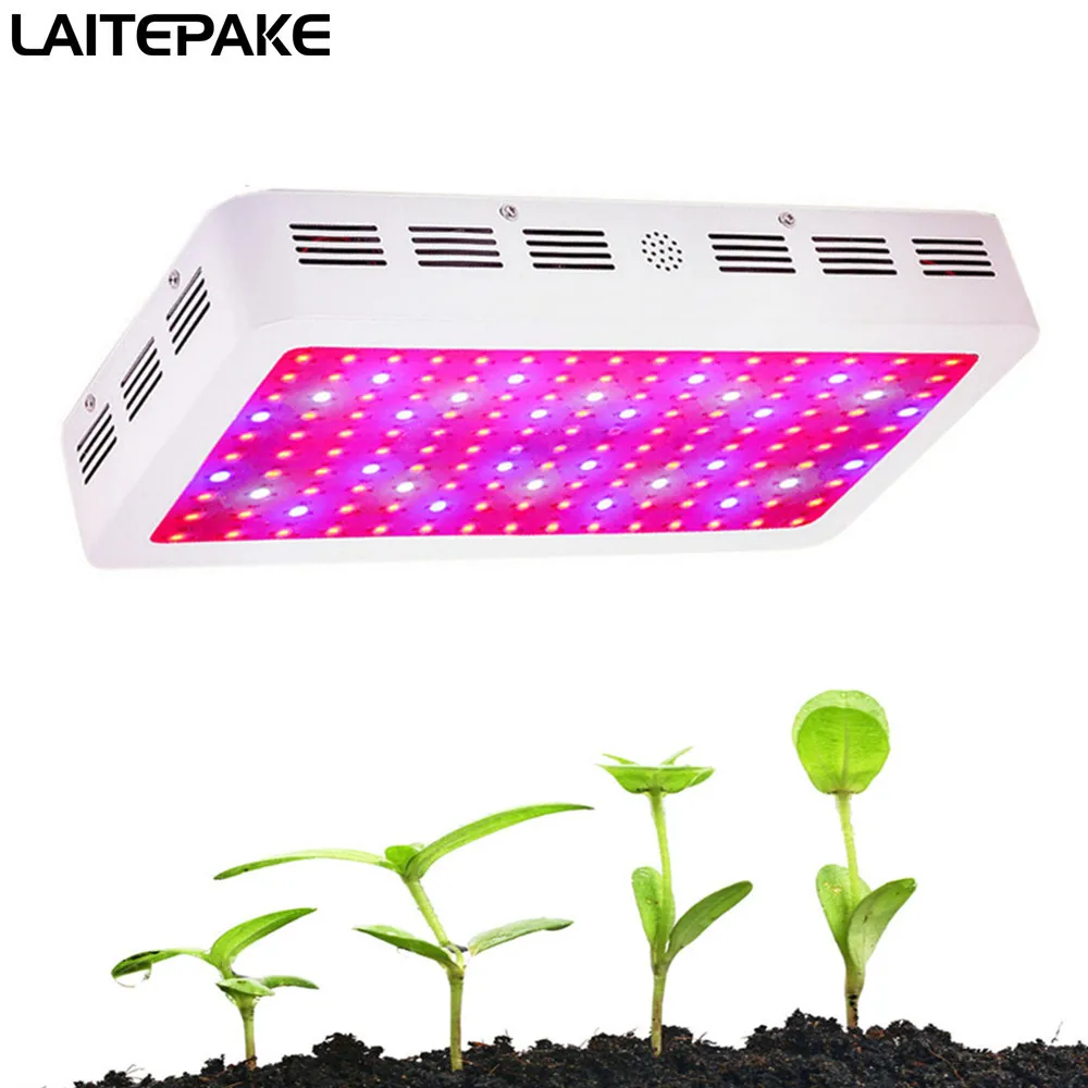 LAITEPAKE II 1500 Вт набор двойных чипсов LED Grow Light полный спектр красный/синий/UV/IR 410-730nm