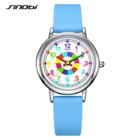 sinobi new creative design young girl watches blue rubber women quartz wristwatches fashion sports woman clock relogio feminino