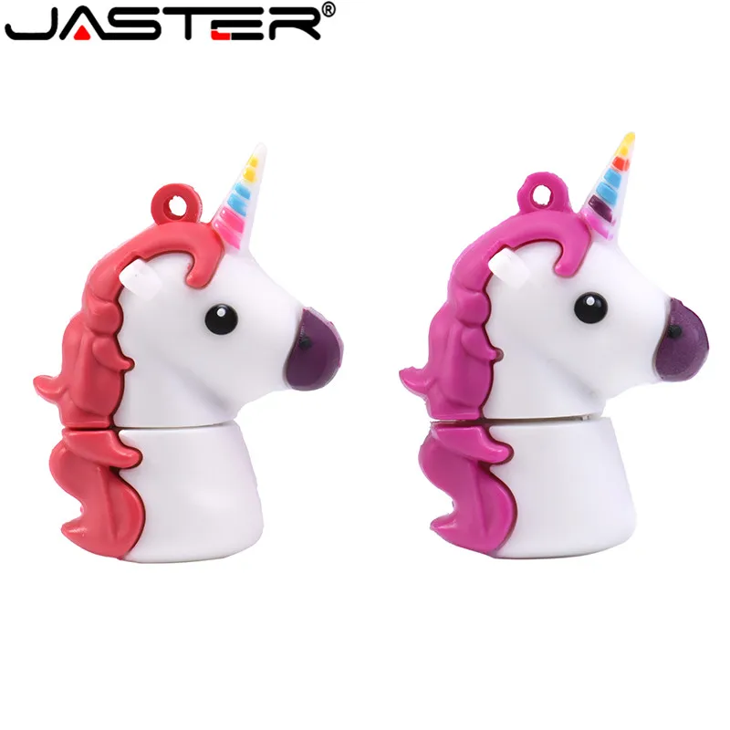 USB флеш-накопитель JASTER с изображением единорога лошади мультипликационного