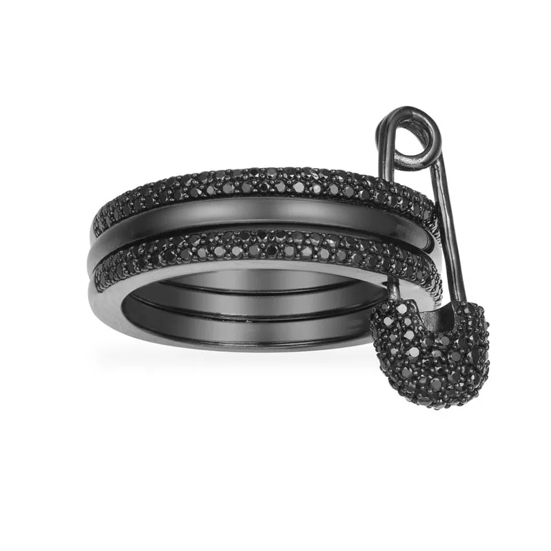 Модные очаровательные стерлингового серебра копия 1:1 Реплика серебро булавка Trio