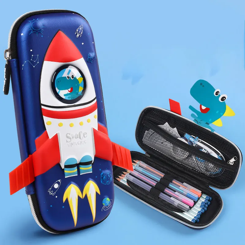 

Cartoon cute pencil case EVA dinosaur large capacity stationery box student pencil case boy girl gift