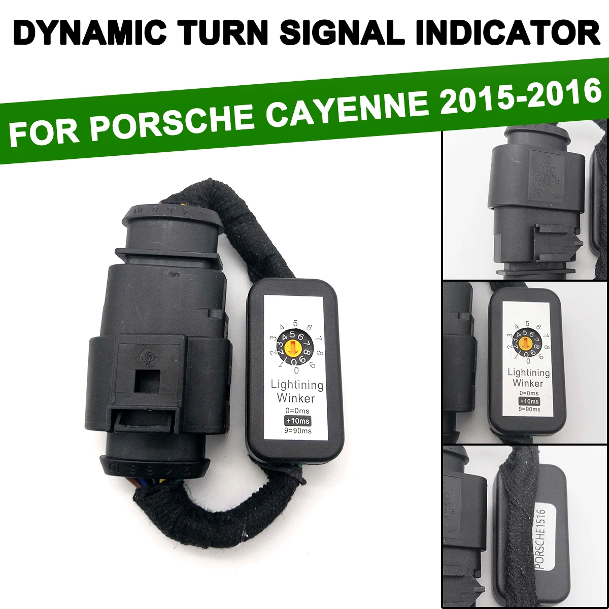 

Светодиодный задний фонарь, Динамический указатель поворота, 2 шт., черный дополнительный модуль, кабель, жгут проводов для PORSCHE cayenne 2015-2016