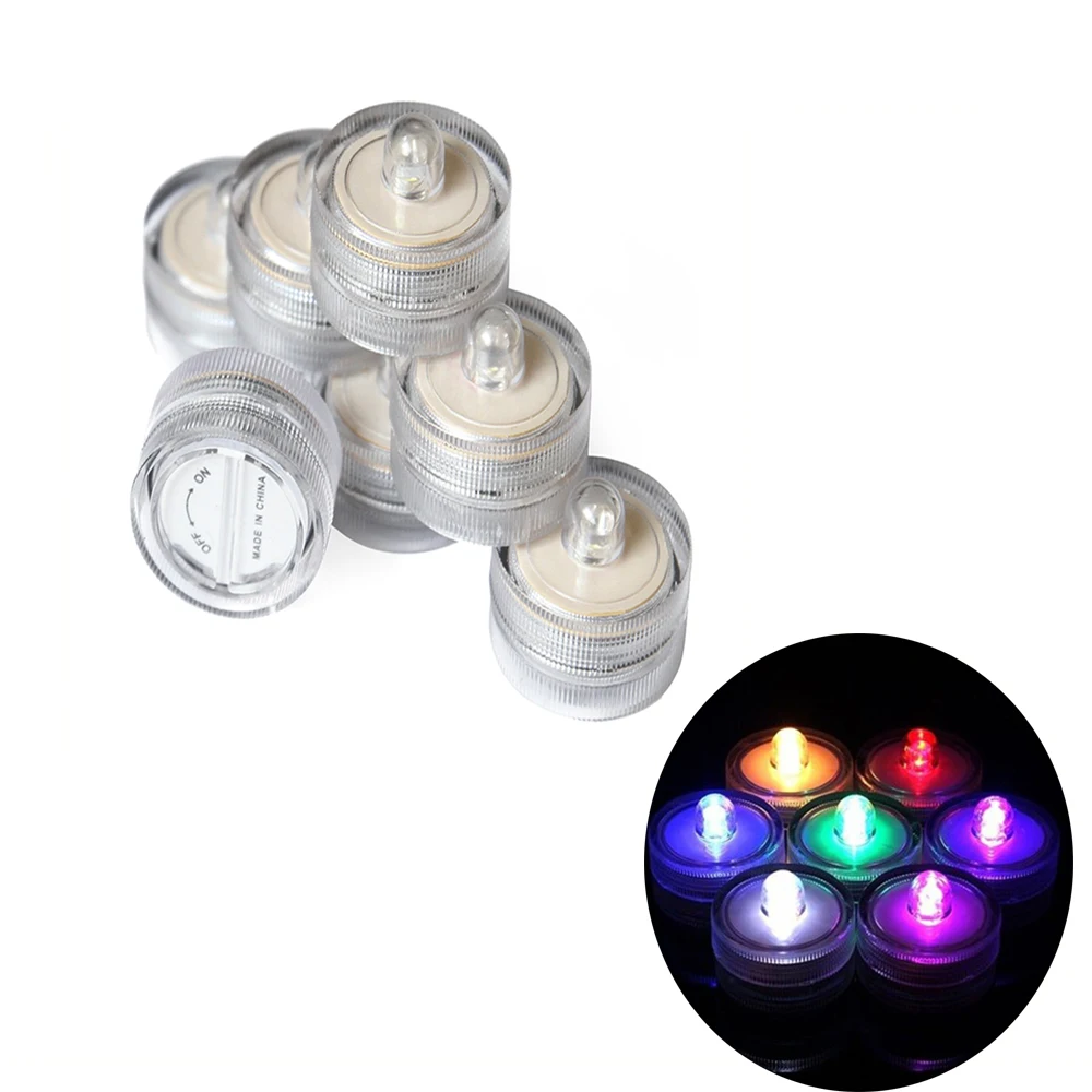 Водонепроницаемый светильник в виде свечи аквариумный для вечеринки бара