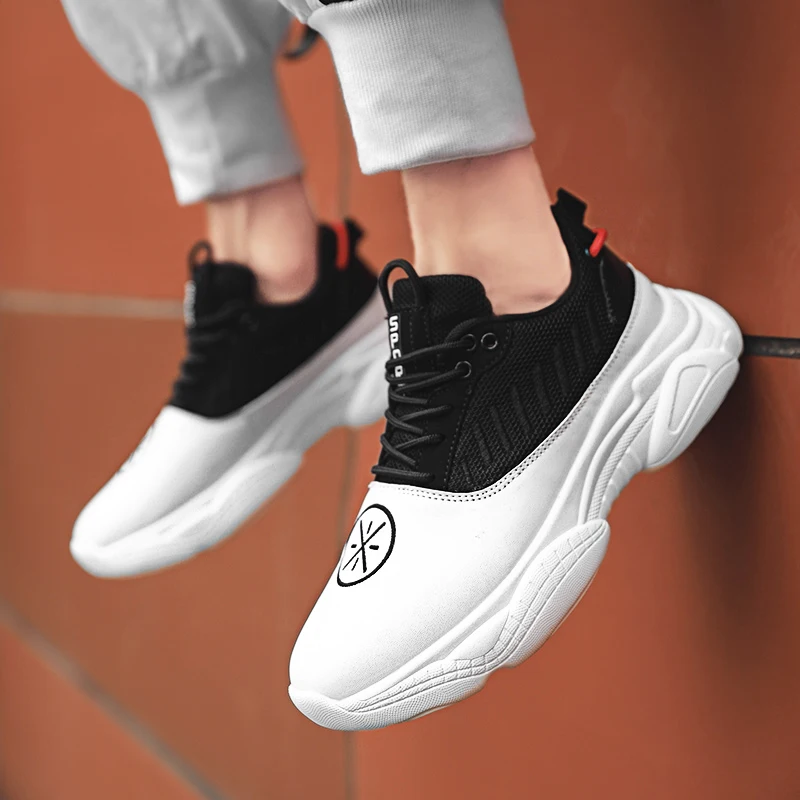 Низкие кроссовки для отдыха на открытом воздухе спортивные повседневная мужская