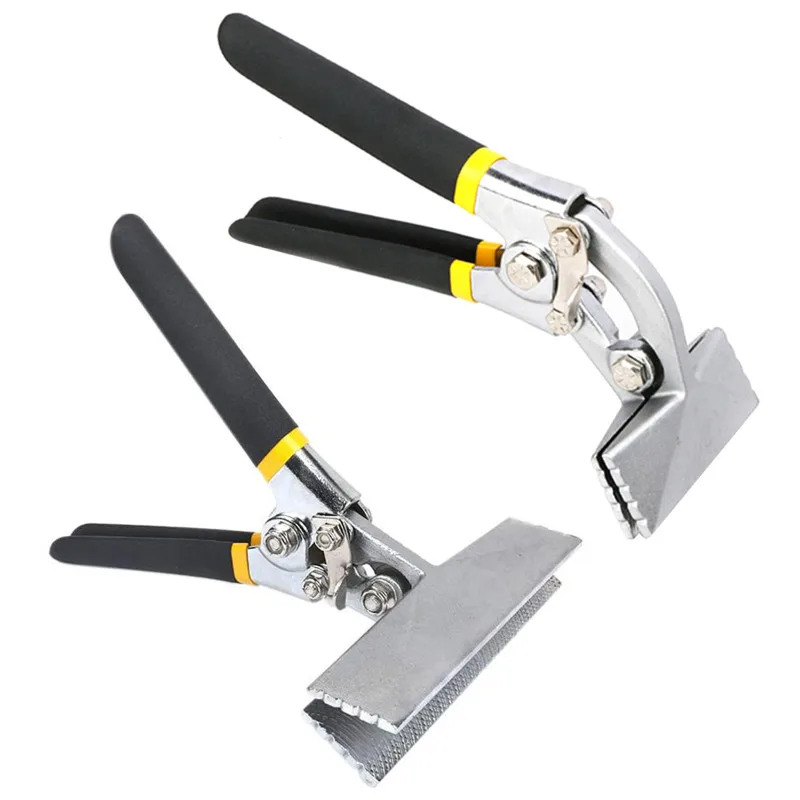 

Sheet Metal Bending Pliers Hand Seamer Wide Jaw Straight 80mm/Elbow 80mm/Straight 150mm Tools For Welding Clamps