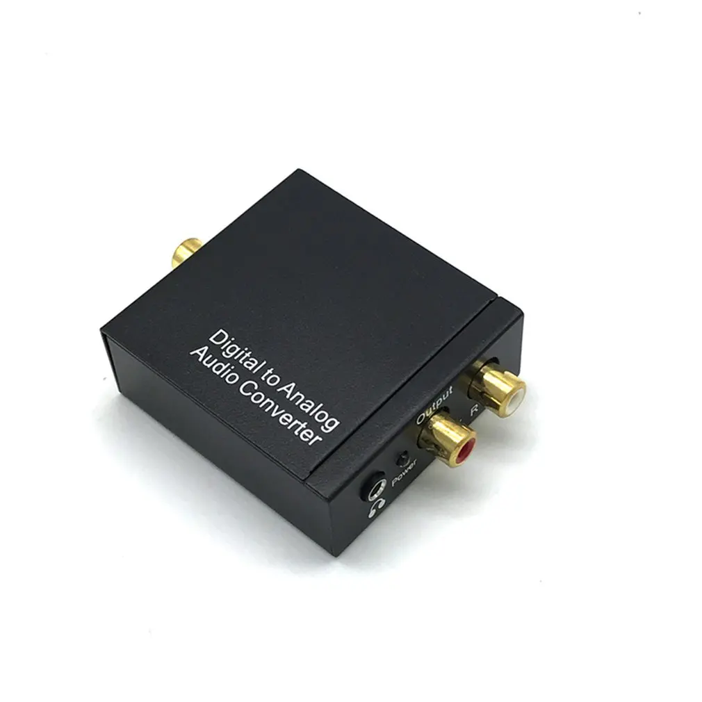 Digital Optical Coaxial Toslink Signal to Analog Audio Converter Adapter RCA To EU US usb | Электроника