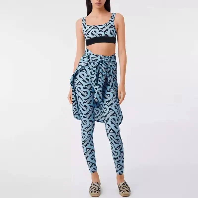 

2021 Celebrity Kardashian Fashion Alphabet Nightclub Clothes Cocktail Party Venue Sweater Women Swimsuit