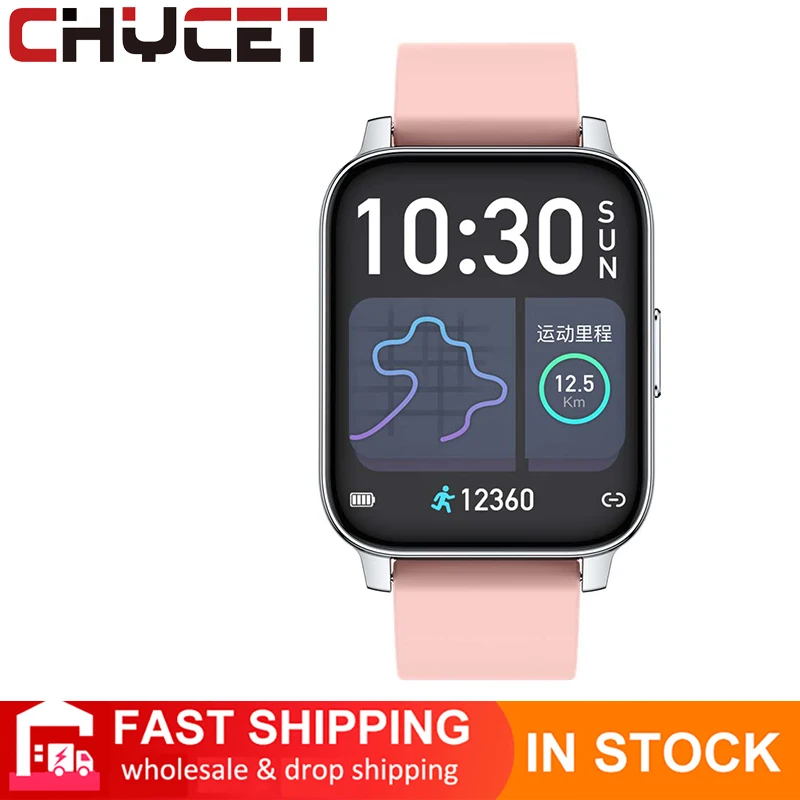 

Смарт-часы CHYCET с сенсорным экраном 2021 дюйма для мужчин и женщин, спортивные Смарт-часы с пульсометром для IOS и Android