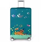 Эластичный чехол для чемодана JULY'S SONG, утолщенный защитный Пыленепроницаемый Чехол для чемодана