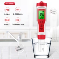 digital ph meter tdsecphtemperature meter 4 in 13 in 1 water quality monitor tester for pools drinking water aquarium 40off