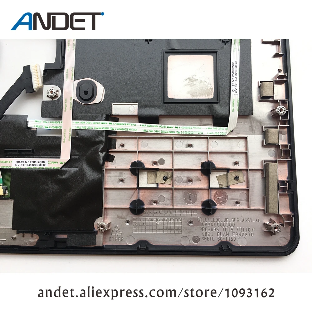 

New Original for Lenovo ThinkPad E430 E430C E435 Palmrest KBD Bezel Upper Case FPR Touchpad Fingerprint 04Y1205 04Y1204 04W4148