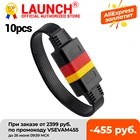 10 шт.лот OBDII 16Pin Удлинительный Кабель автомобильные автомобили OBD2 штекер-гнездо удлинитель Универсальный OBD Автомобильный Диагностический Кабель