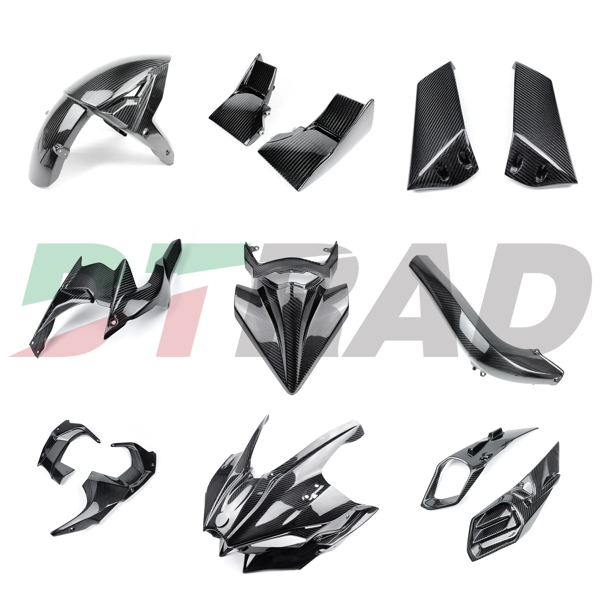 

100% Carbon Fiber Motorcycle Full Fairing Kits For KAWASAKI H2 H2R 2015-2021