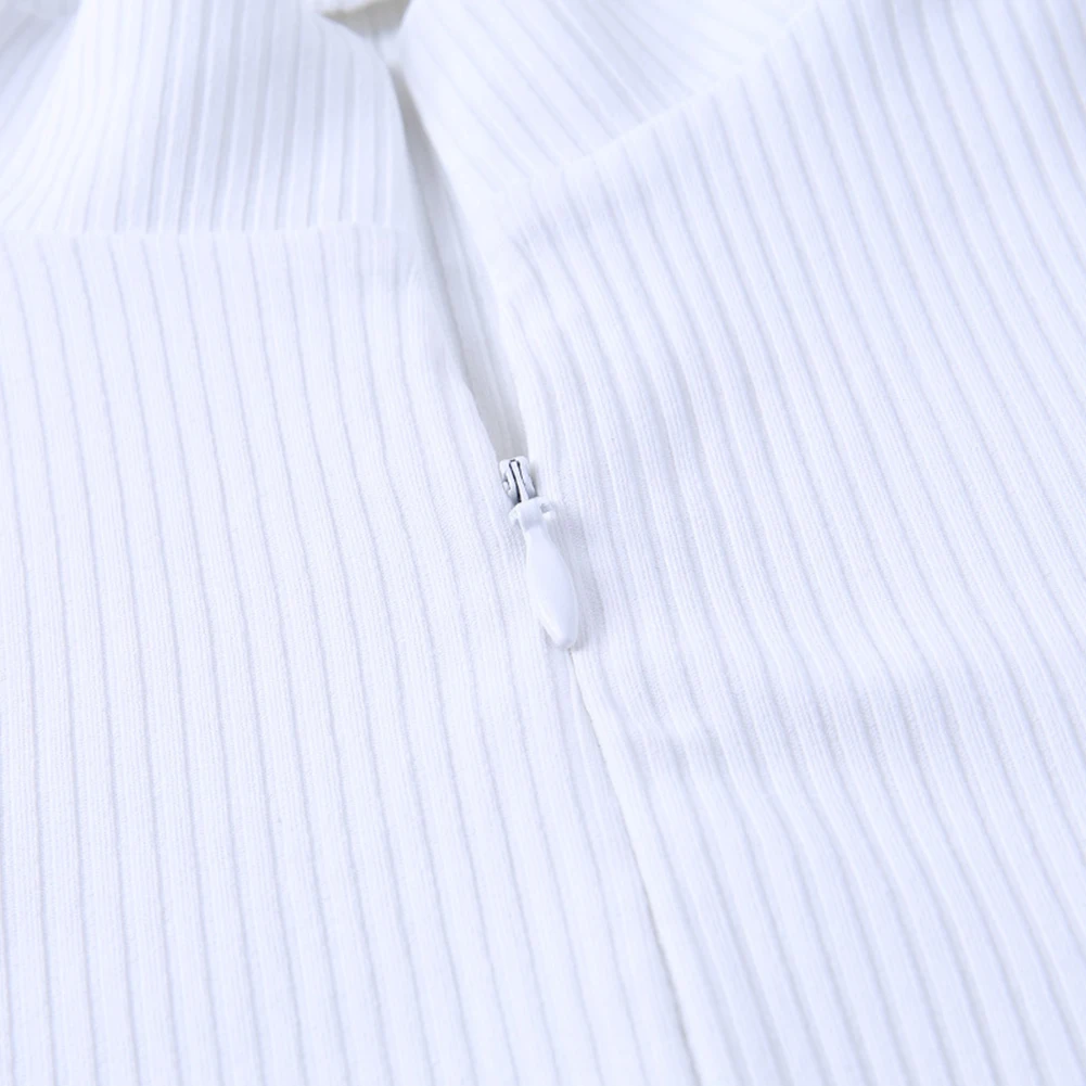 

Women Sexy Bodycon Party Dresses Deep Zipper V Neck Solid Color Mesh Long Sleeves Summer Bodycon Dress vestidos Lady Dresses