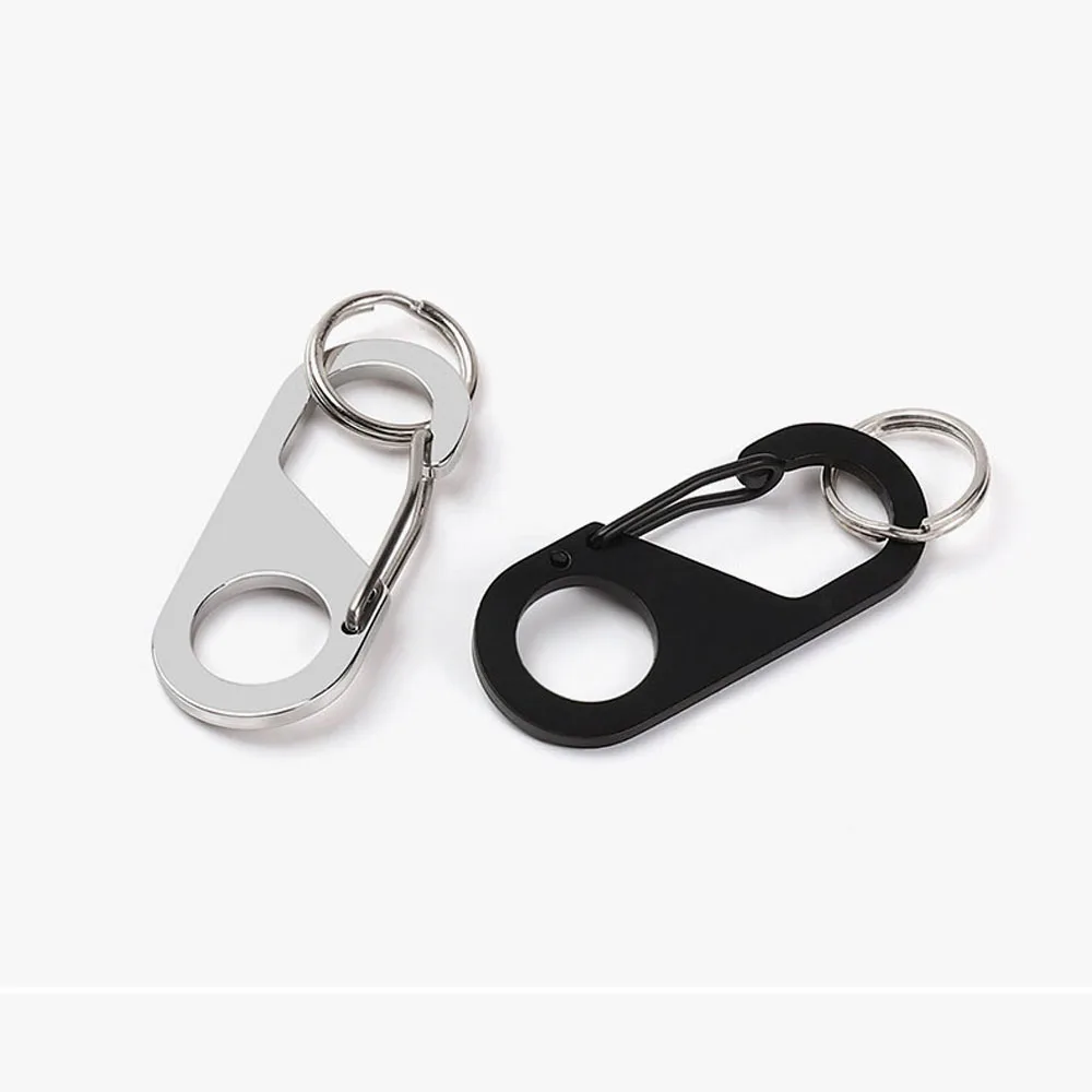 

8 Shape Carabiner Key Chain Ring Outdoor Climb Hanger Buckle Snap Hook Clip Carabiner Hook and Ring Clamp External Tools