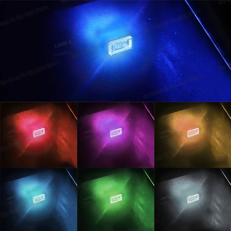 

Lsrtw2017 LED Car Interior Atmosphere Light USB Car Styling for Audi A3 A4 A5 A6 A7 A8 Q5 Q7 Accessories Mouldings Decorative