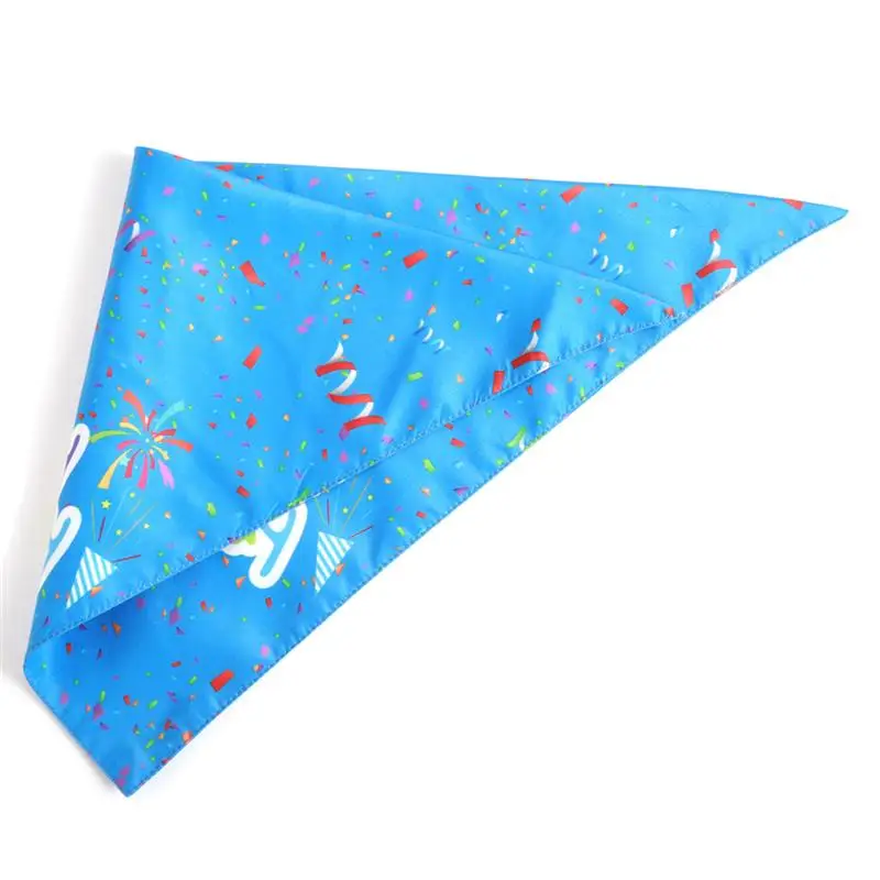 

1pc Fashion Pet Bandana Lovely Dog Bandana Bib Cat Bandana Bib Clothing Accessories Pet Supplies For Birthday Party
