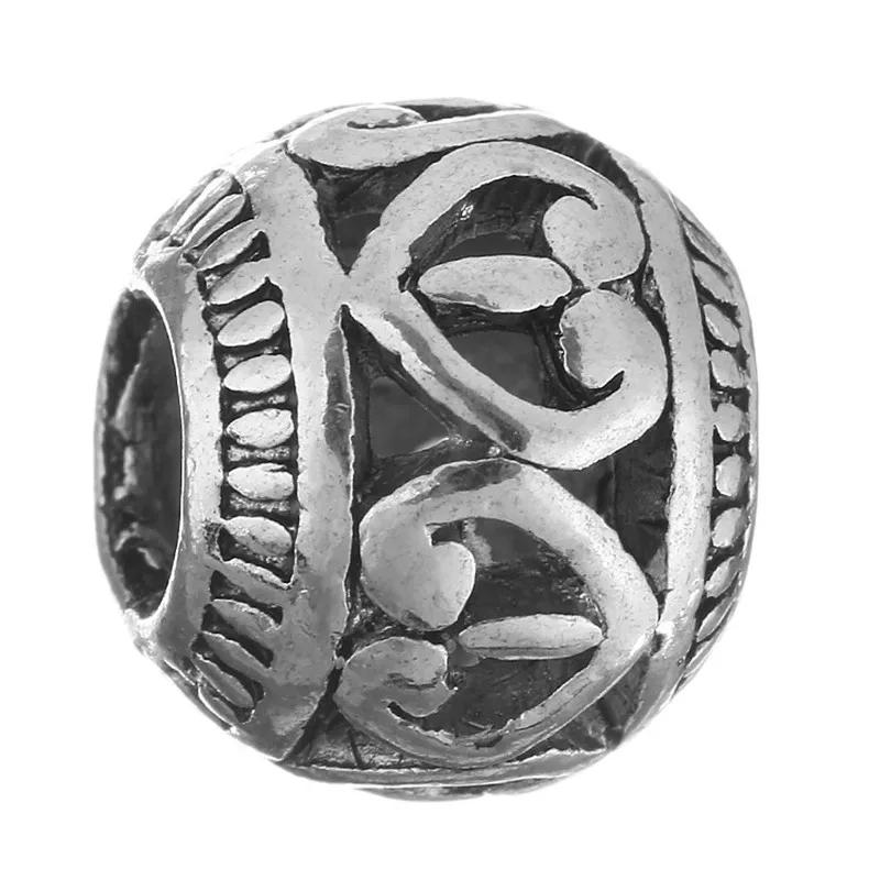 

MEIBEADS 10*12mm Tibetan Antique Silver Color Hollow Ball Metal Beads Spacer Beads For Jewelry Making DIY Bracelet Nekclace