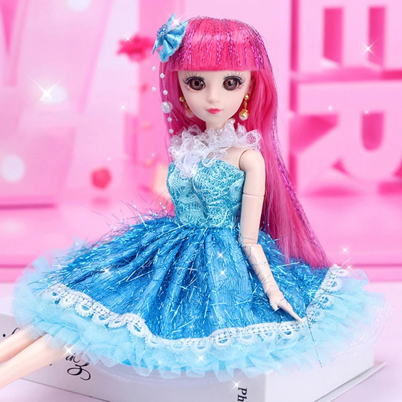 

36cm Bjd Doll 14 inch 26 Movable Jointed With Accessories DIY Dress Up Princess Dress Fashion Change Clothes Doll Toys Girl Gift
