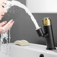 basin faucet water tap bidet faucet single lever 360 rotation spout black brass mixer tap bathroom basin water sink mixer faucet