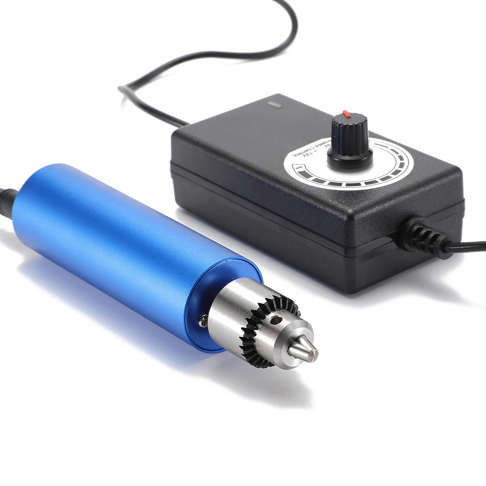 

Handheld mini metal small electric grinder, multifunctional blue Wenwan small electric drill, used for polishing and engraving