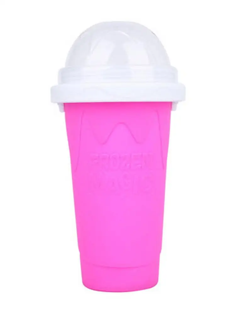 Summer Thirst Quench Silica Gel Smoothie Cup Quick-frozen Cooling Ice Crusher Used For DIY Milkshake Cream | Дом и сад