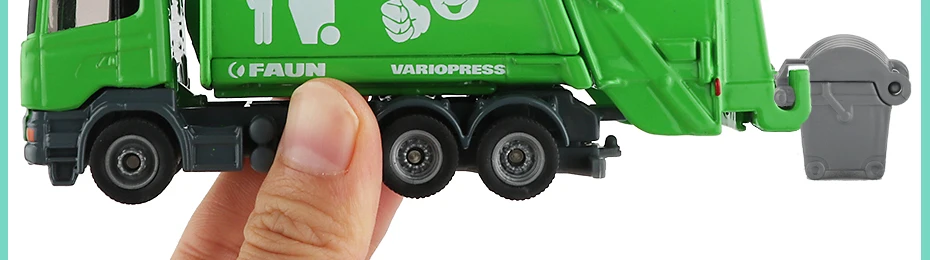 Siku 1: 87 Автопогрузчик из сплава игрушка Мусоровоз грузовик фургон транспортный автомобиль отвод самосвал инженерные автомобили игрушки для детской коллекции
