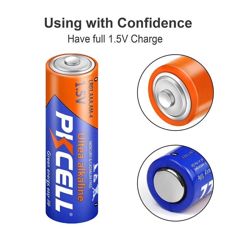 48 шт. щелочная батарея PKCELL AAA LR03 1 5 в 3A E92 AM4 MN2400 Щелочная сухая Улучшенная UM4 SUM4 LR3 HP16