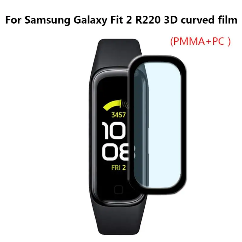 

3D Curved Soft Protective Film Cover For Samsung Galaxy Fit 2 R220 Smart Wristband Full Screen Protector Cover